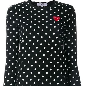 COMME DES GARÇONS PLAY polka dot T-shirt
